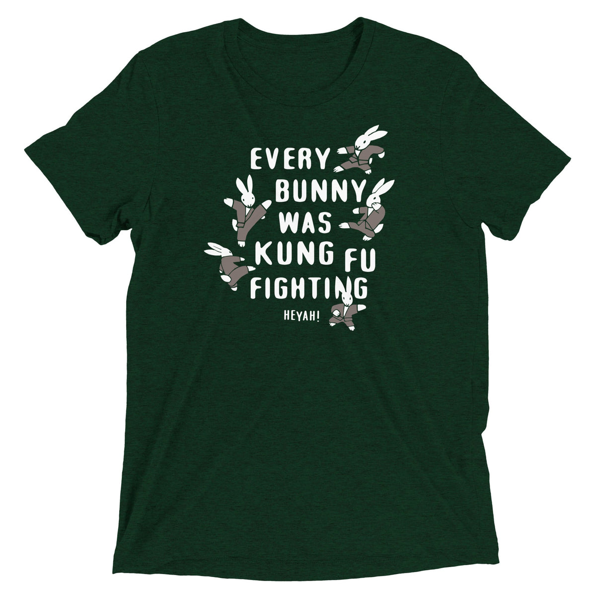 Every Bunny Was Kung Fu Fighting Men's Tri-Blend Tee product image 4