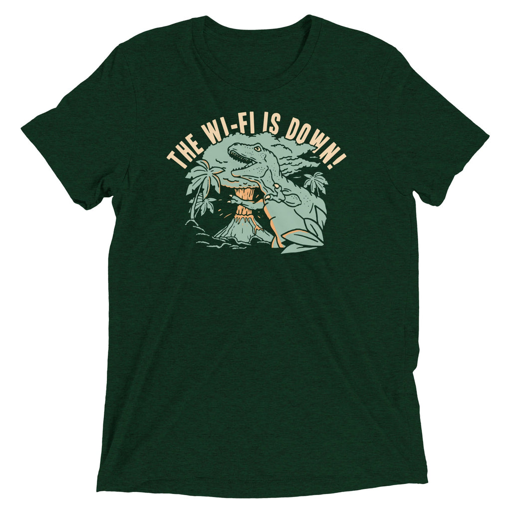 The Wi-Fi Is Down! Men's Tri-Blend Tee product image 4