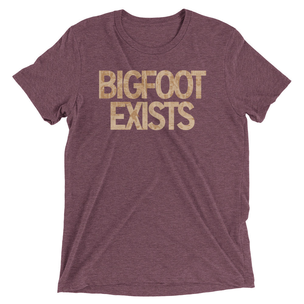 Bigfoot Exists Men's Tri-Blend Tee product image 4
