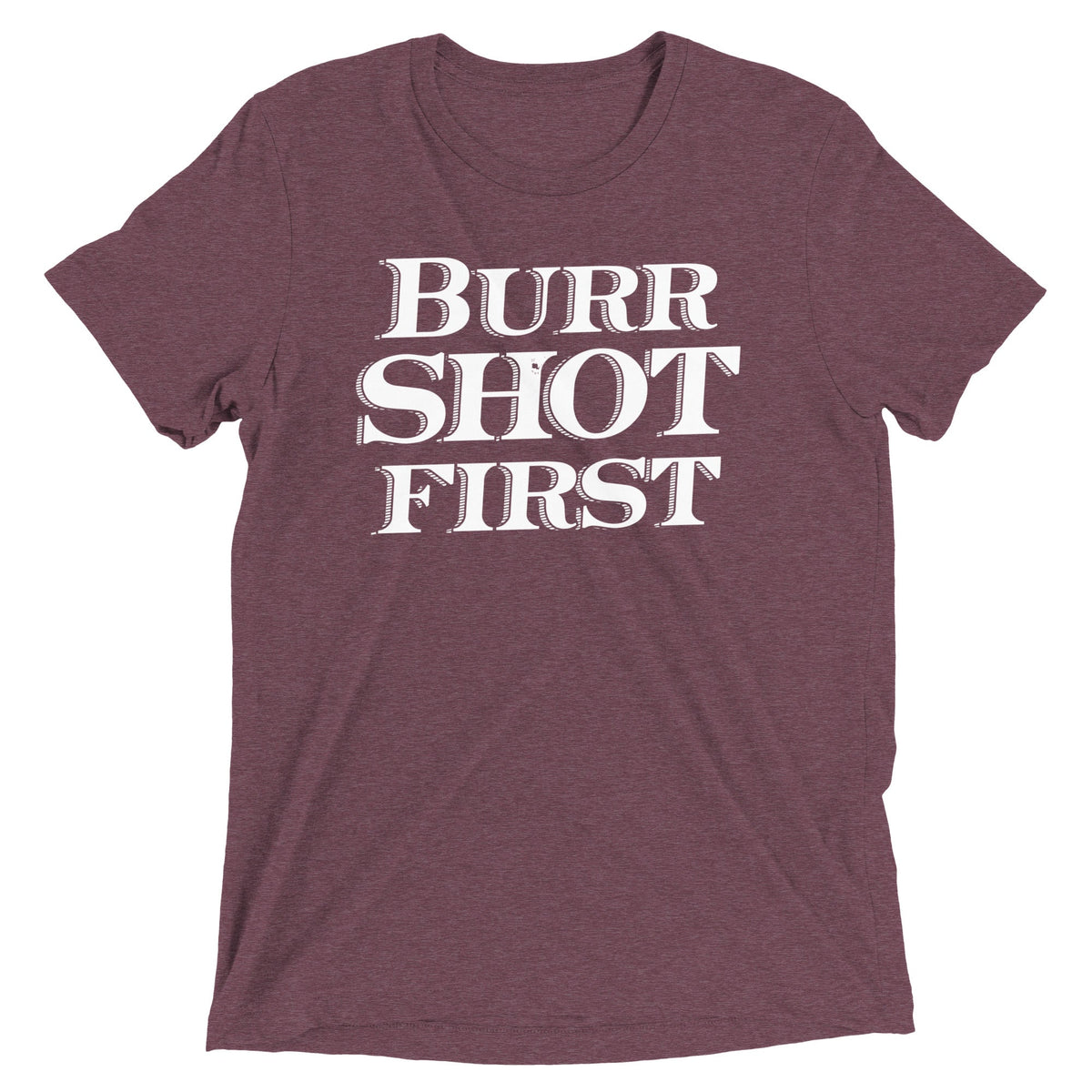 Burr Shot First Men's Tri-Blend Tee product image 3