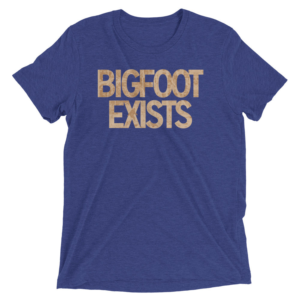 Bigfoot Exists Men's Tri-Blend Tee product image 3