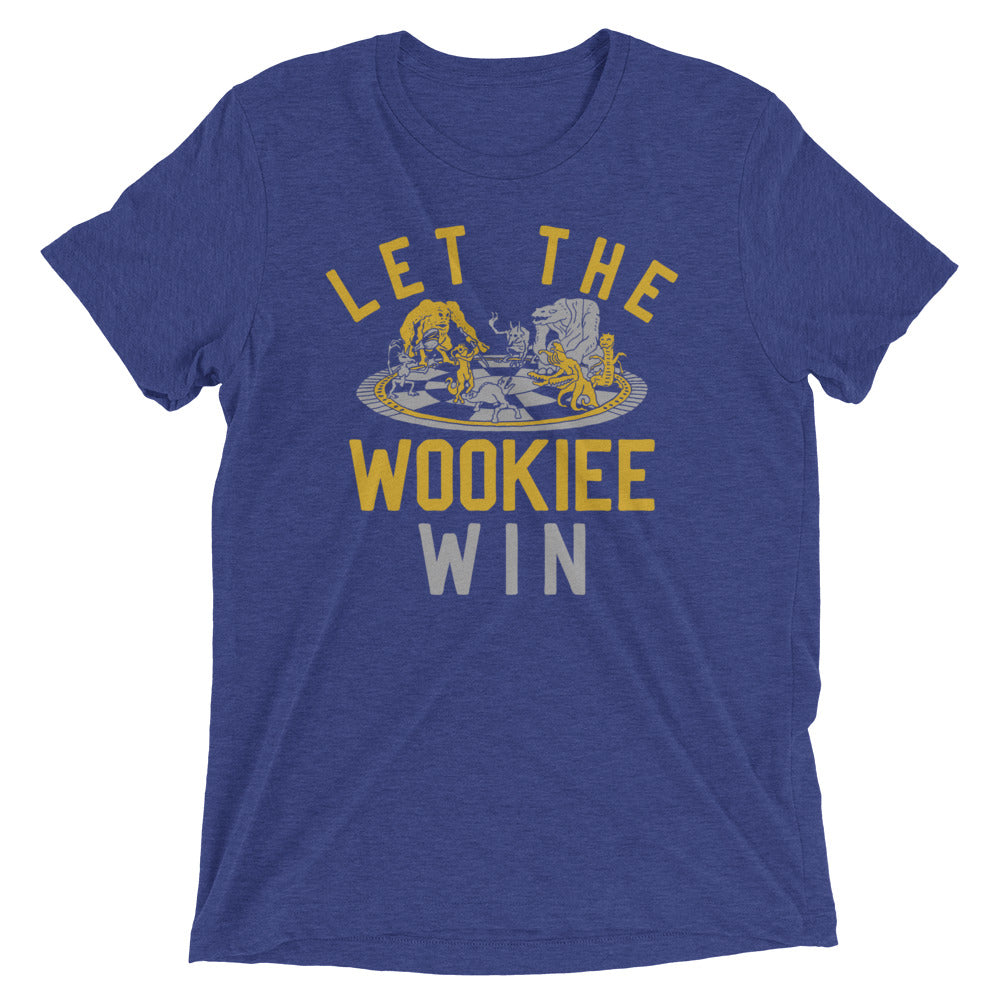 Let The Wookiee Win Men's Tri-Blend Tee product image 3