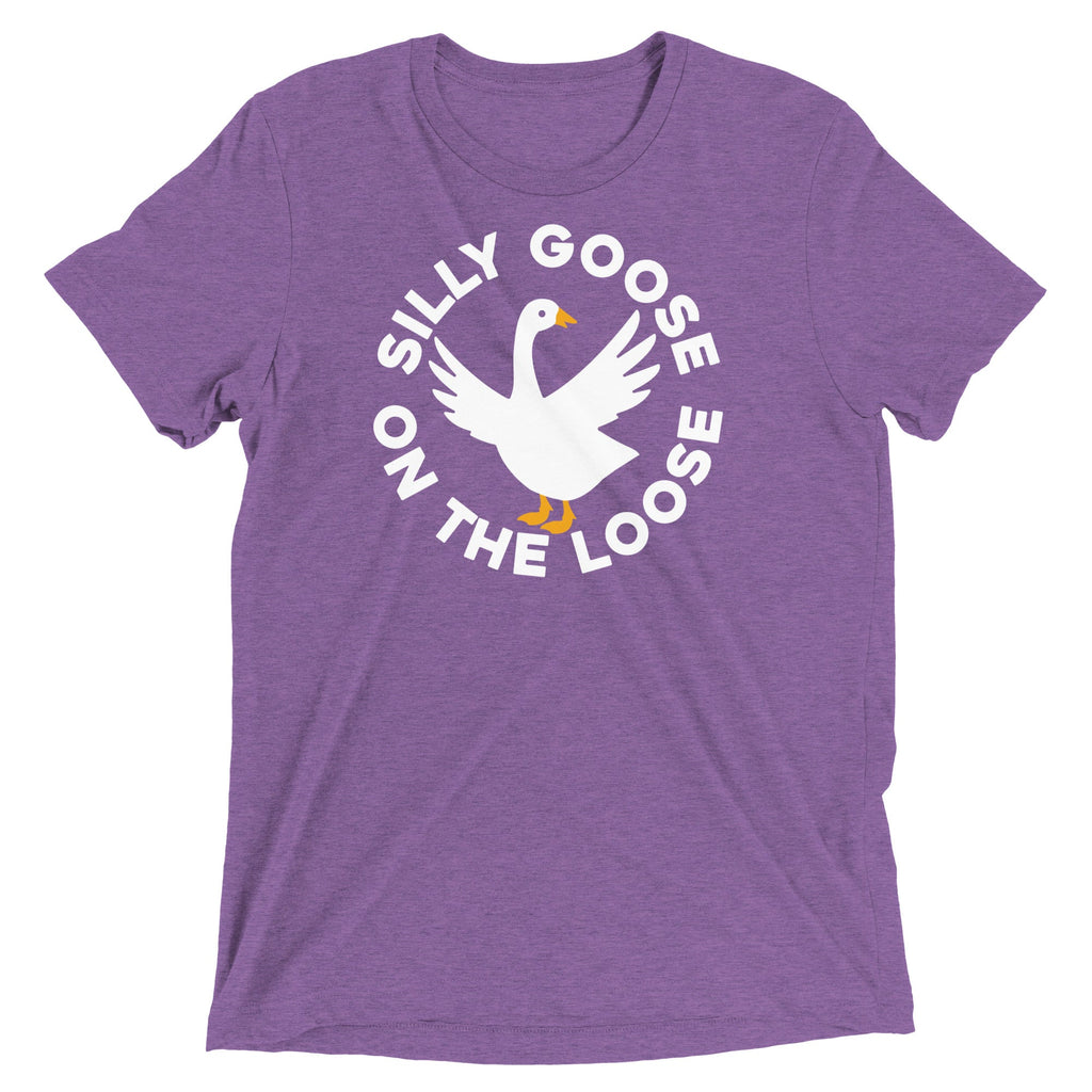 Silly Goose On The Loose Men's Tri-Blend Tee product image 4
