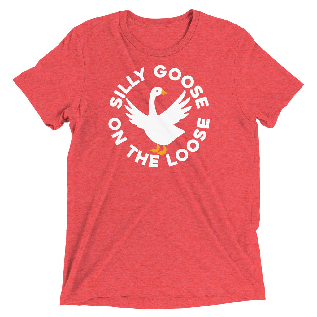 Silly Goose On The Loose Men's Tri-Blend Tee product image 5