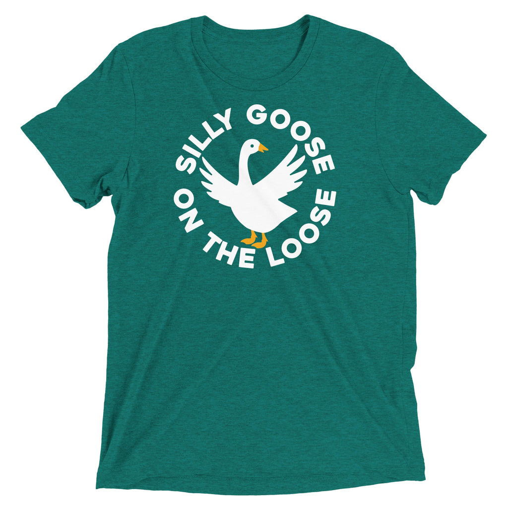Silly Goose On The Loose Men's Tri-Blend Tee product image 6