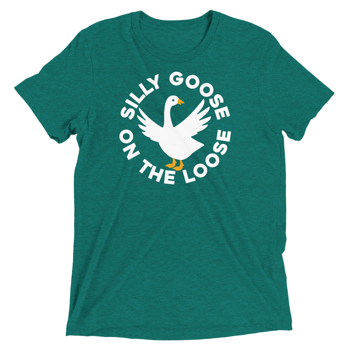 Silly Goose On The Loose Men's Tri-Blend Tee product image 6
