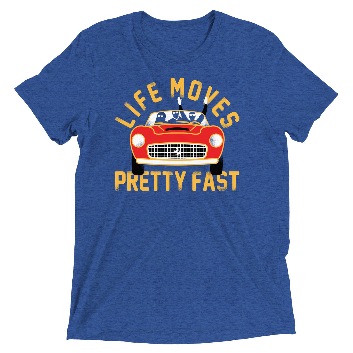 Life Moves Pretty Fast Men's Tri-Blend Tee product image 4