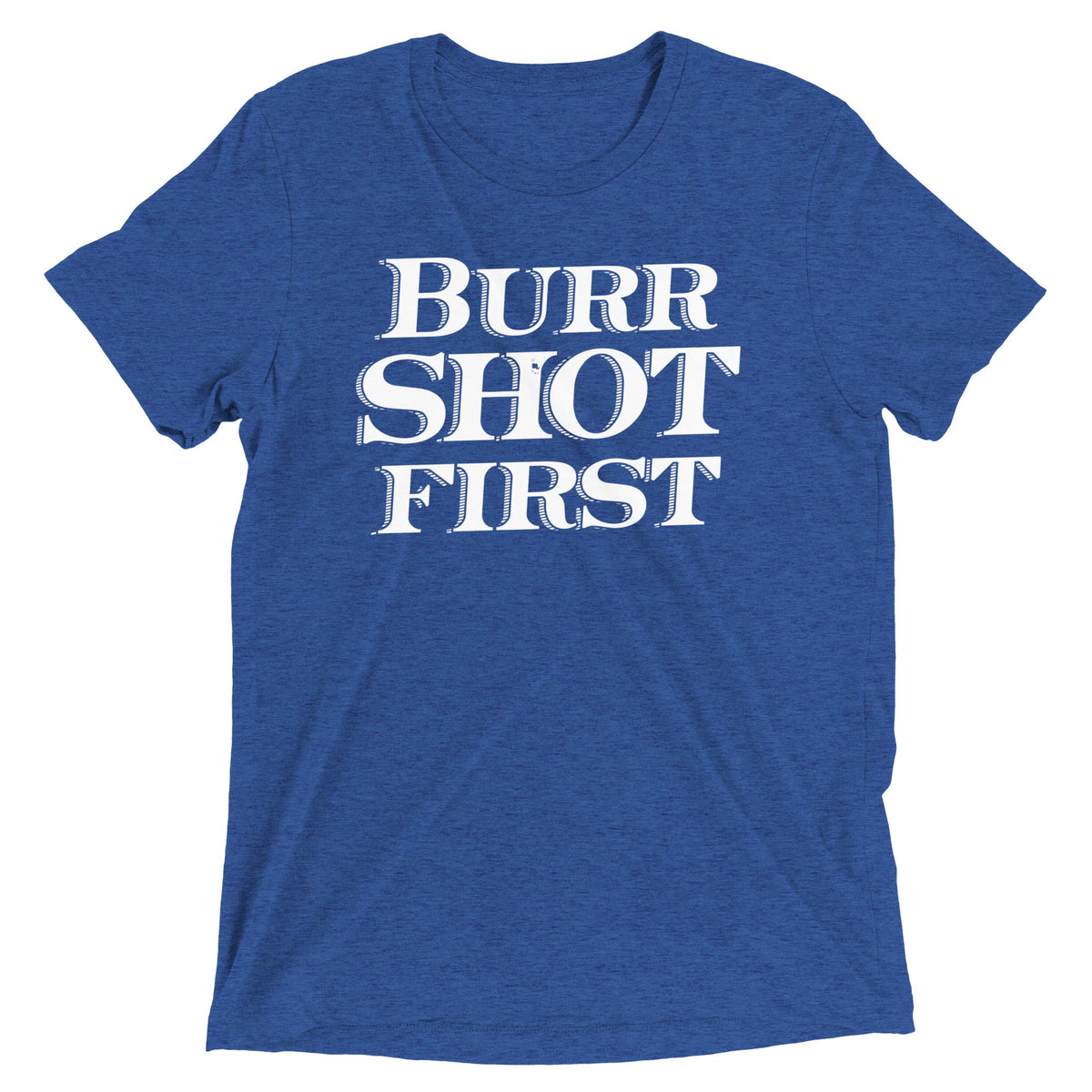 Burr Shot First Men's Tri-Blend Tee product image 5