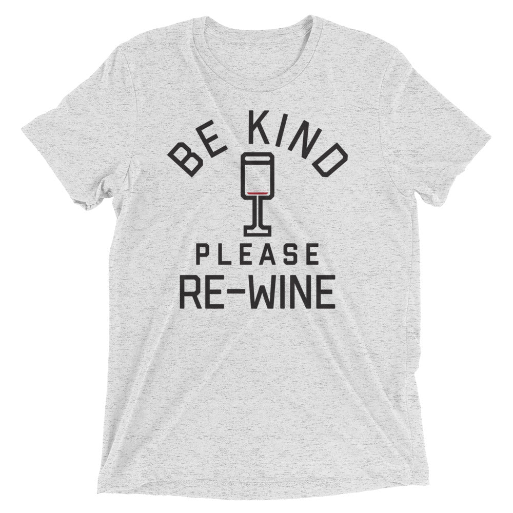 Be Kind, Please Re-Wine Men's Tri-Blend Tee product image 4