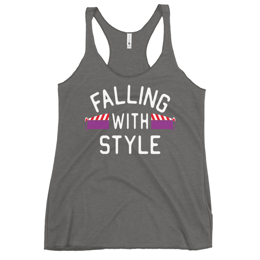 Falling With Style Women's Racerback Tank
