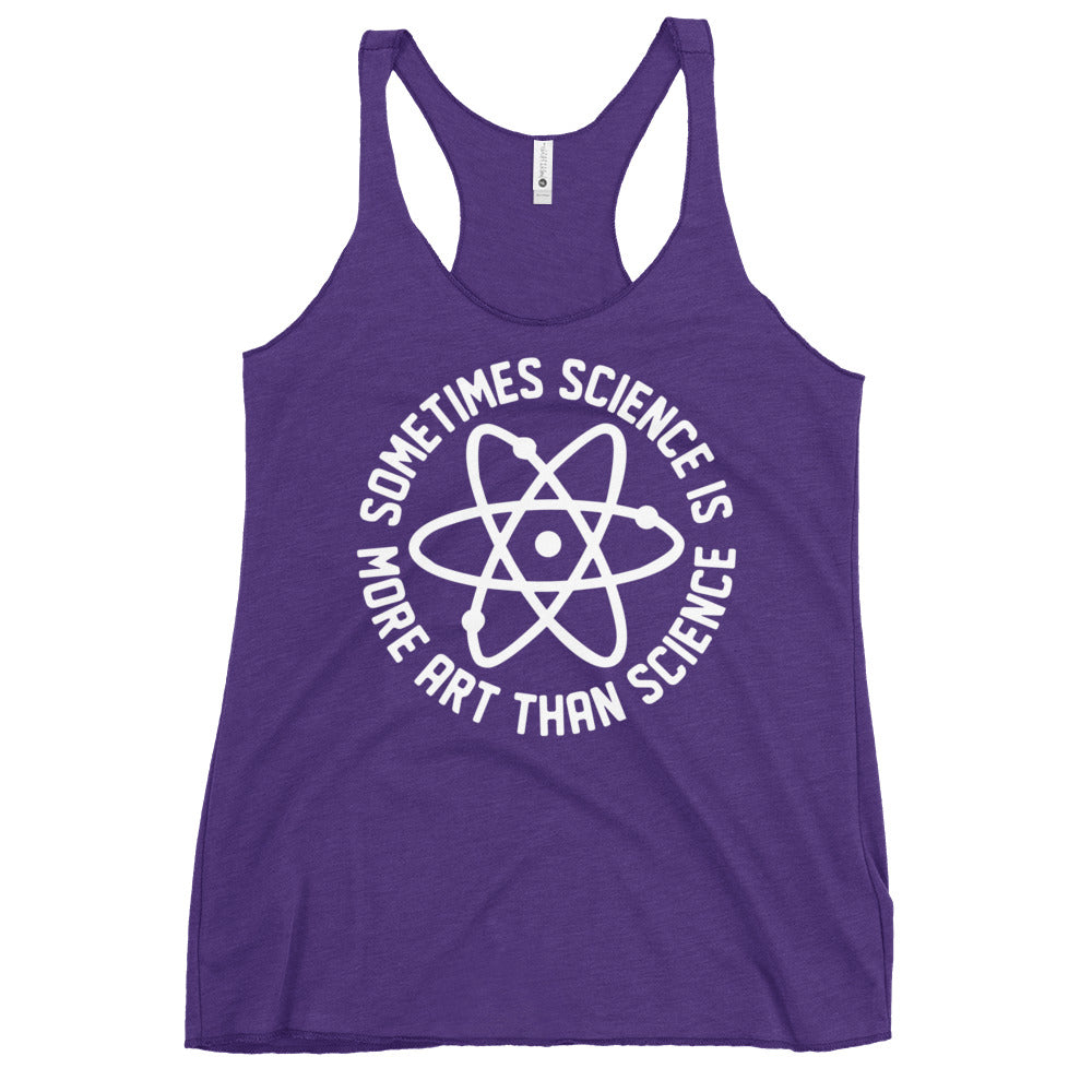 More Art Than Science Women's Racerback Tank