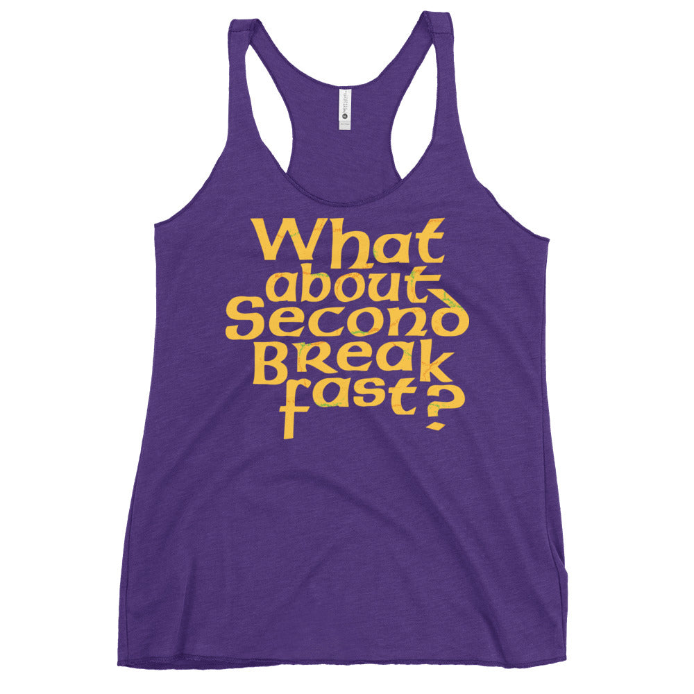What About Second Breakfast? Women's Racerback Tank