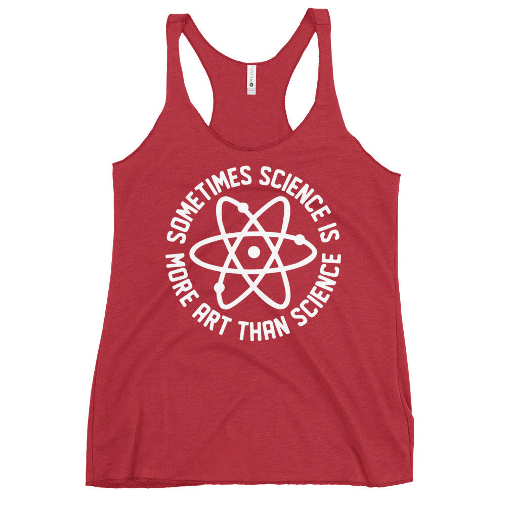 More Art Than Science Women's Racerback Tank