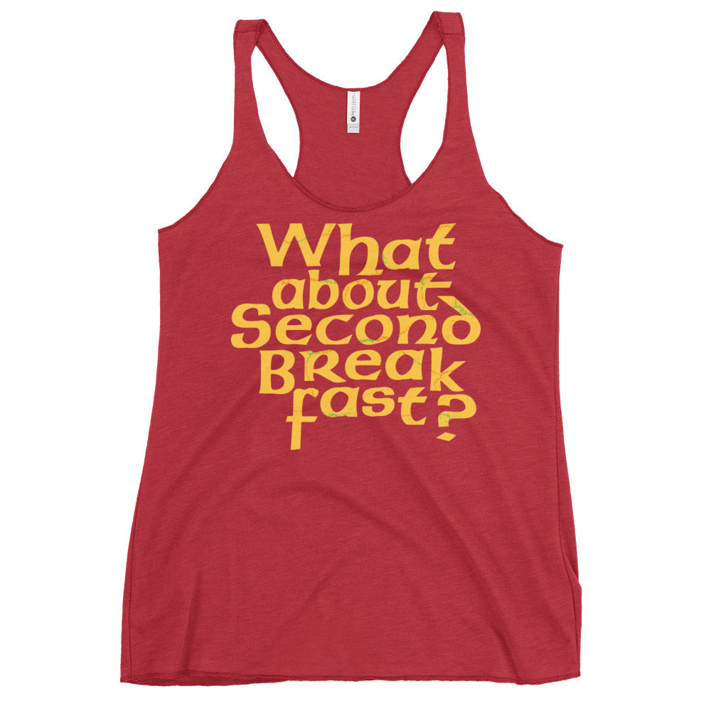 What About Second Breakfast? Women's Racerback Tank