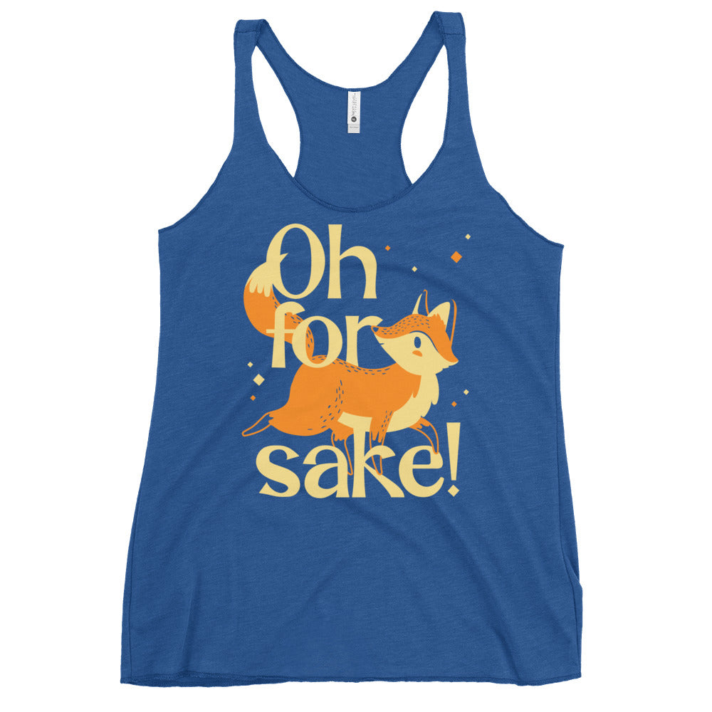 Oh For Fox Sake! Women's Racerback Tank