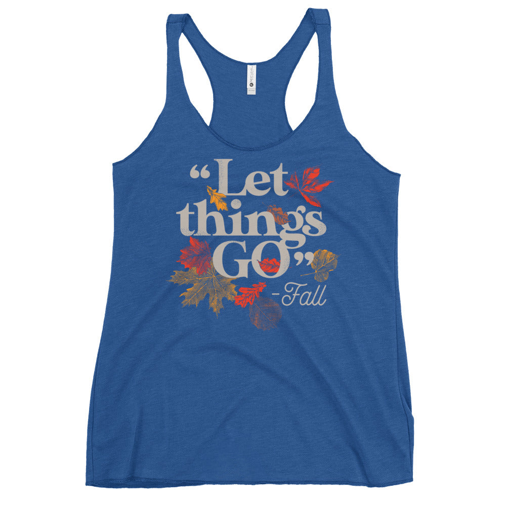 "Let Things Go" -Fall Women's Racerback Tank product image 5