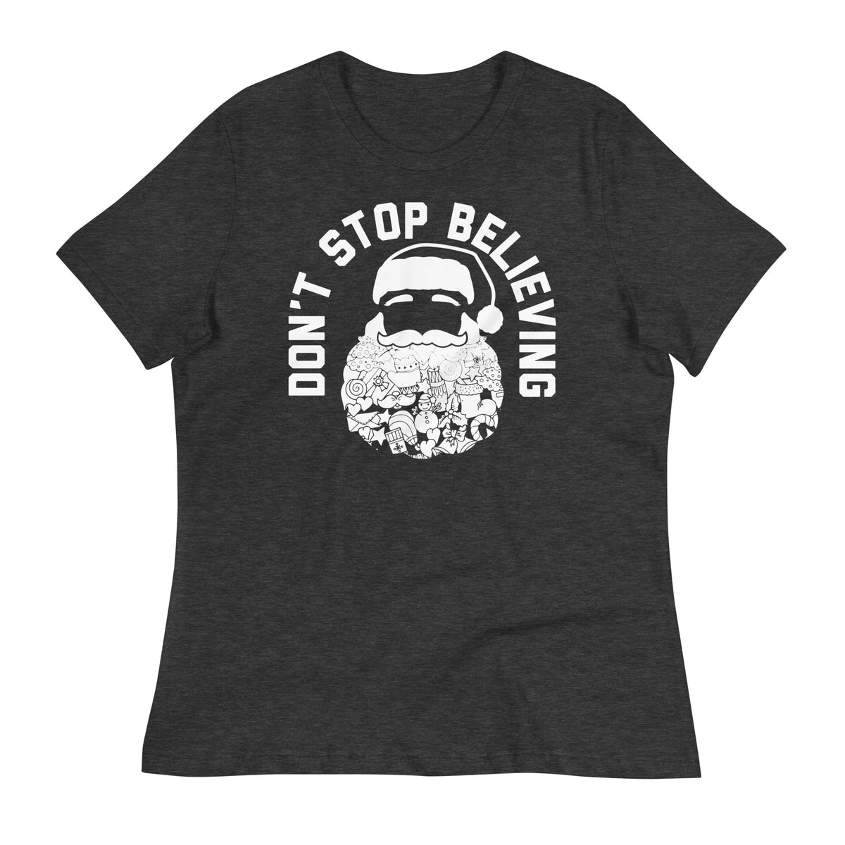 Don't Stop Believing Santa Women's Signature Tee product image 3