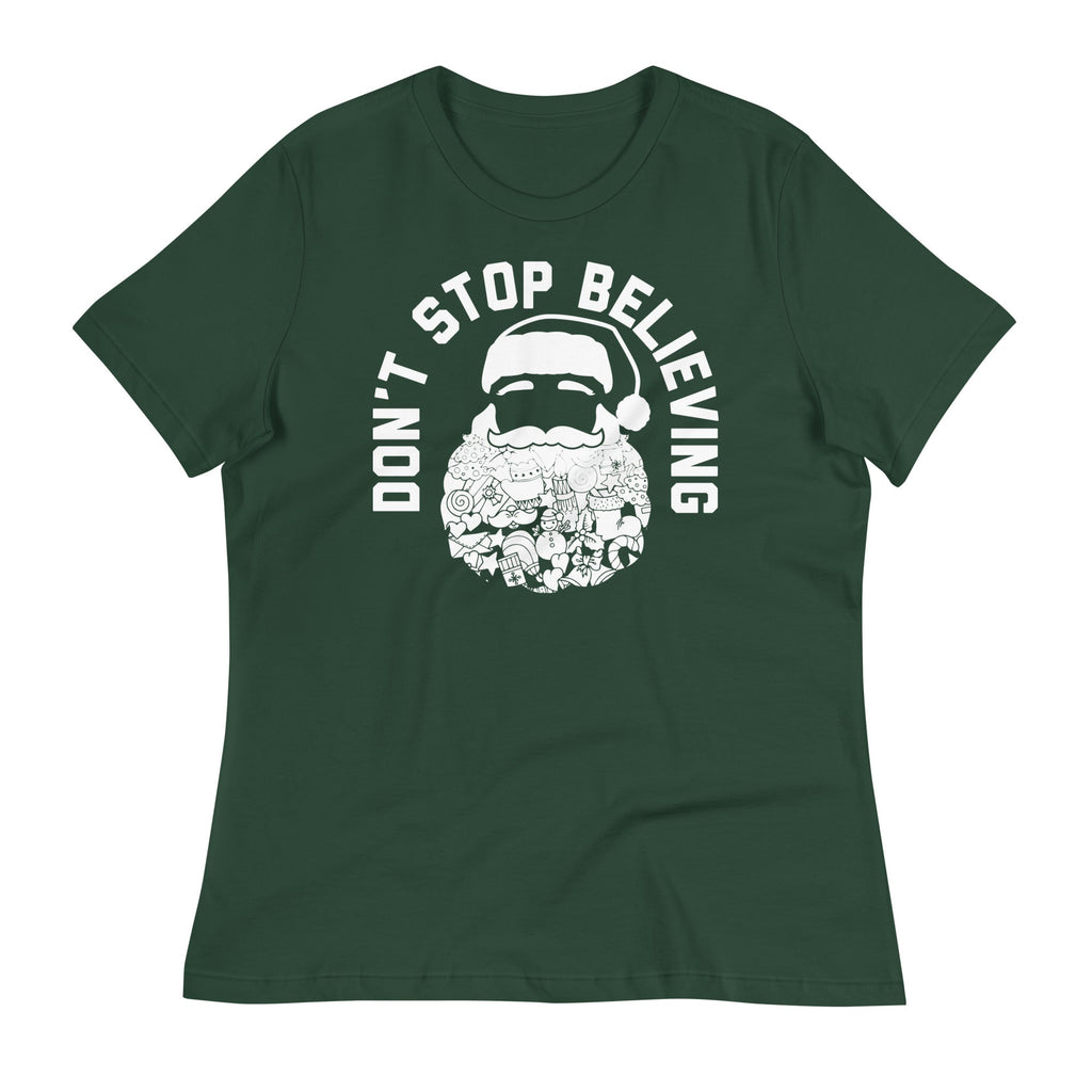Don't Stop Believing Santa Women's Signature Tee product image 5