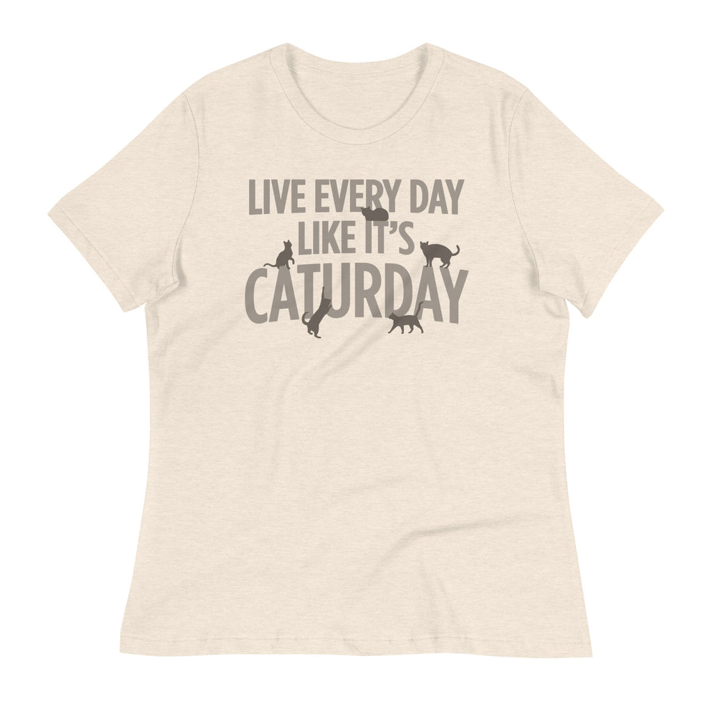 Live Every Day Like It's Caturday Women's Signature Tee product image 2