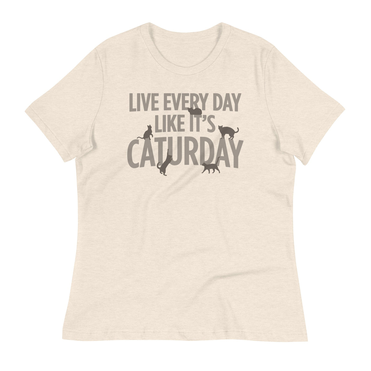 Live Every Day Like It's Caturday Women's Signature Tee product image 2