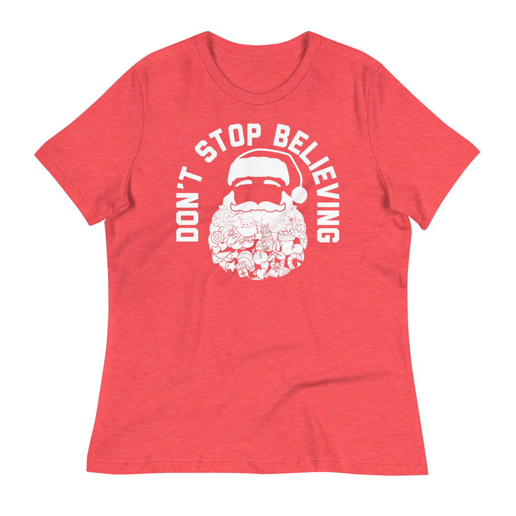Don't Stop Believing Santa Women's Signature Tee product image 1