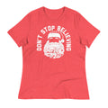 Don't Stop Believing Santa Women's Signature Tee product image 1