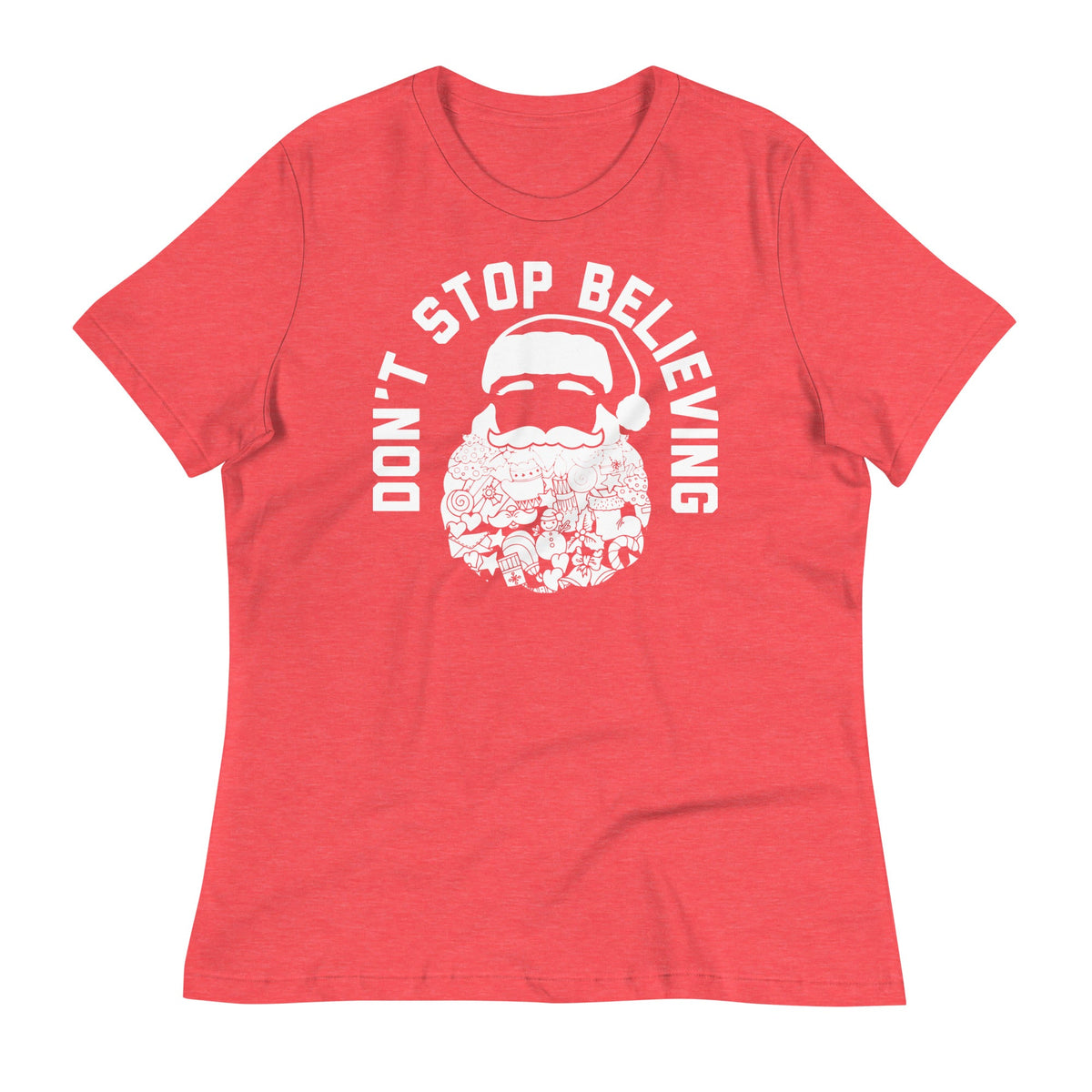 Don't Stop Believing Santa Women's Signature Tee product image 1