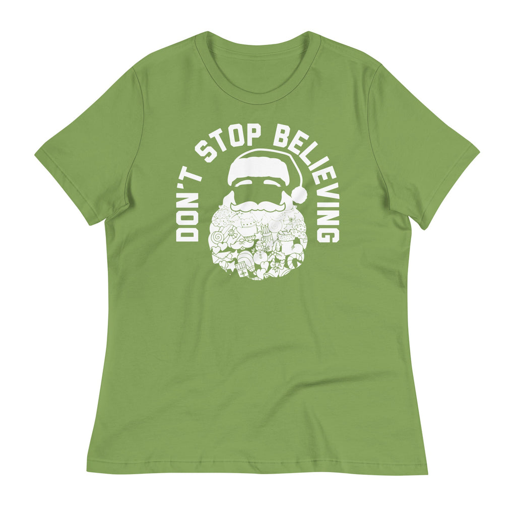 Don't Stop Believing Santa Women's Signature Tee product image 2
