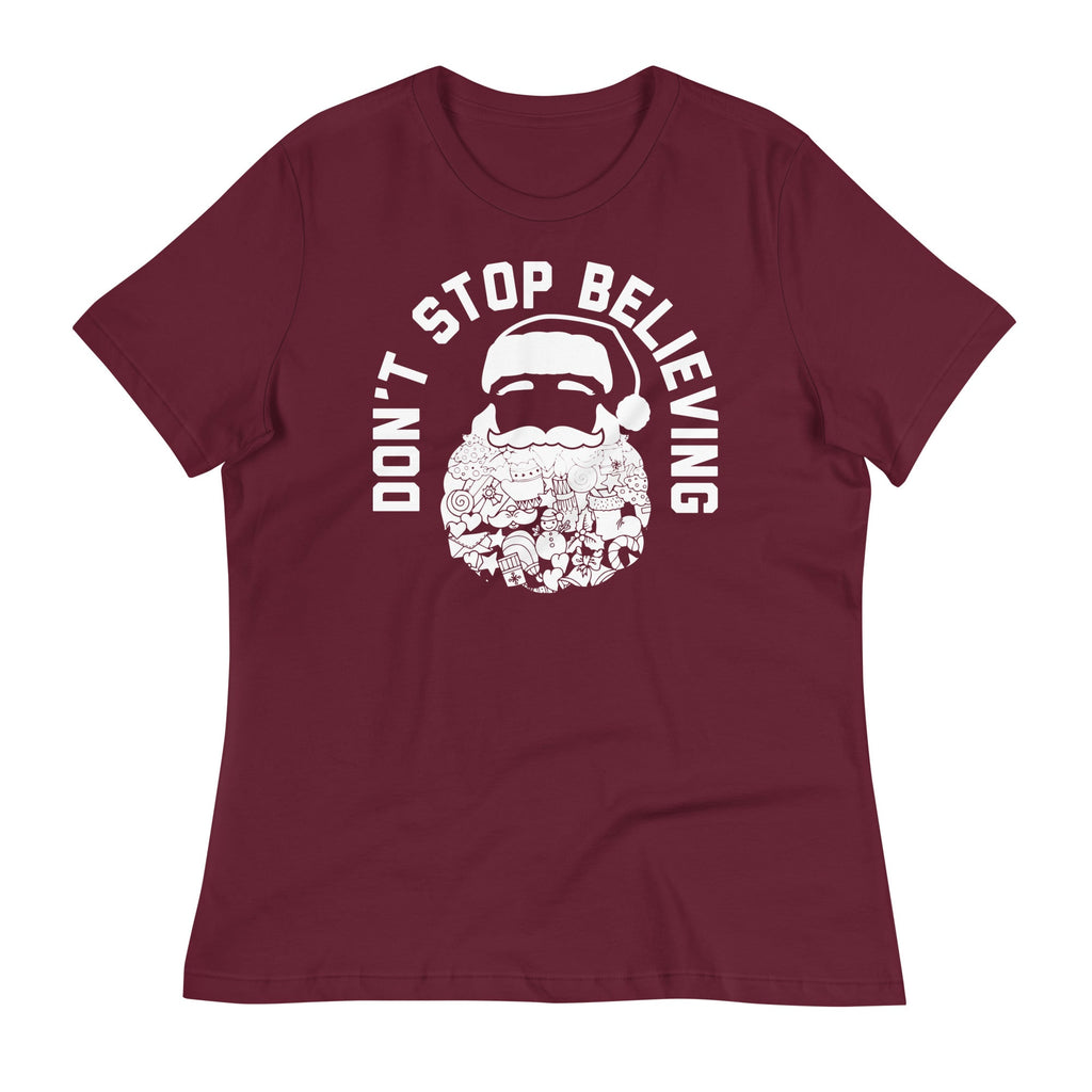 Don't Stop Believing Santa Women's Signature Tee product image 4