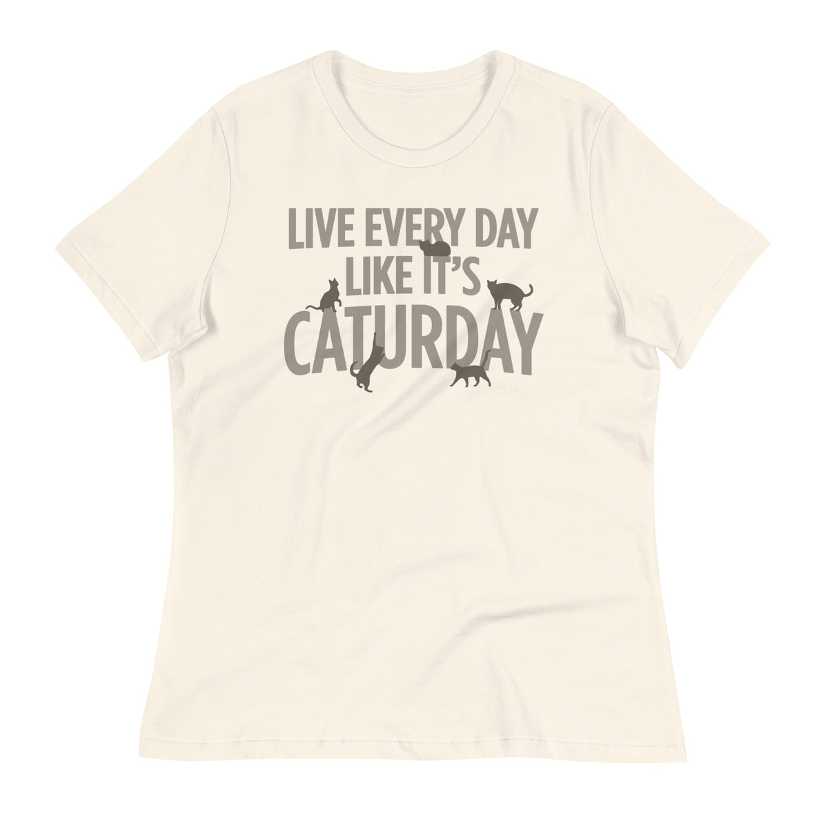 Live Every Day Like It's Caturday Women's Signature Tee product image 4
