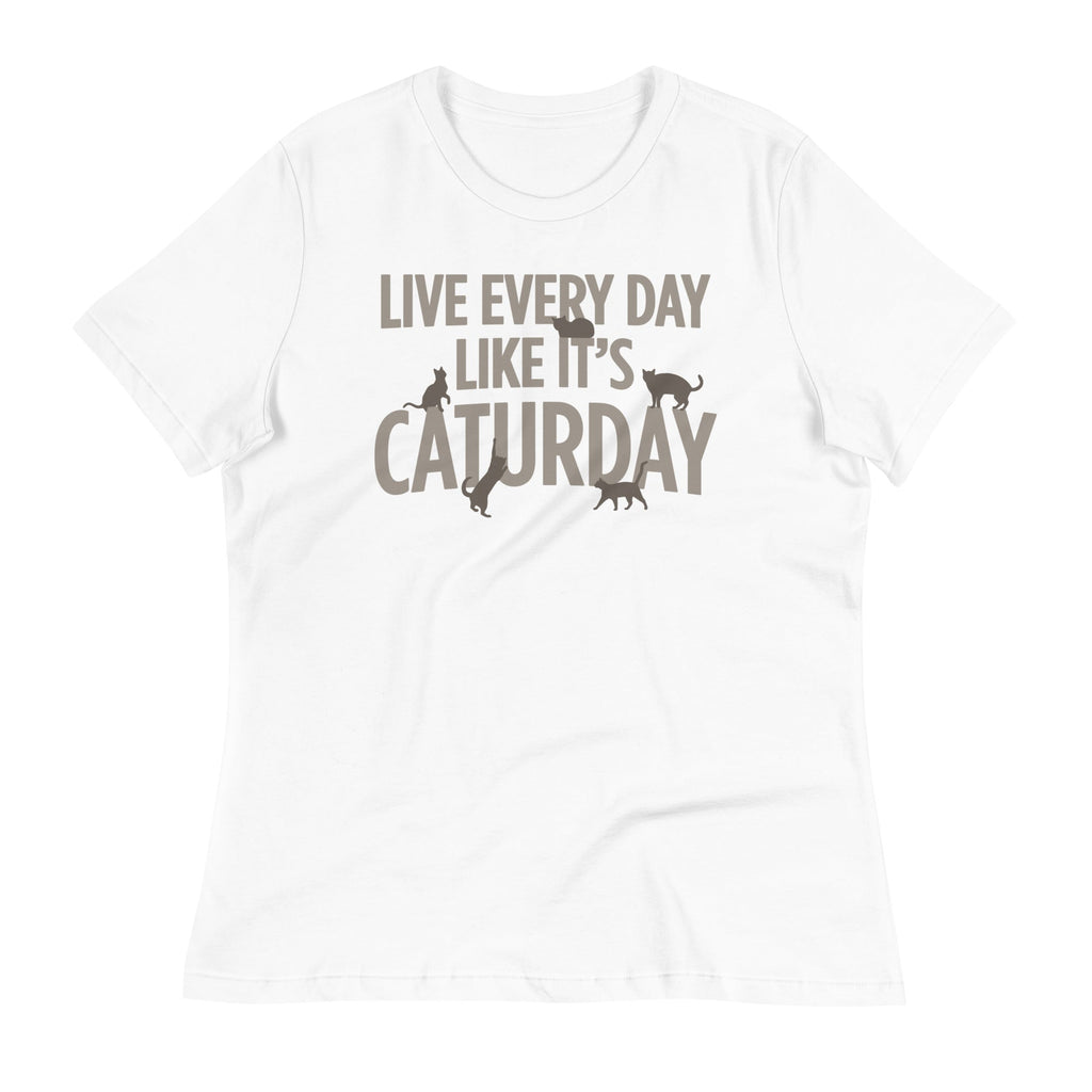 Live Every Day Like It's Caturday Women's Signature Tee product image 1