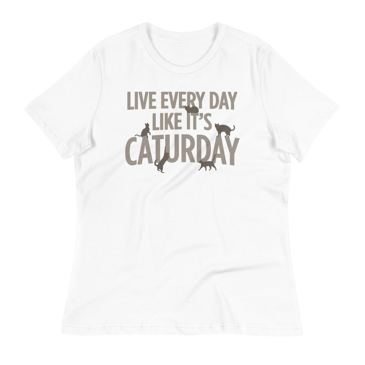 Live Every Day Like It's Caturday Women's Signature Tee product image 1