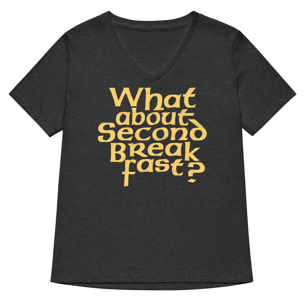 What About Second Breakfast? Women's V-Neck Tee product image 3