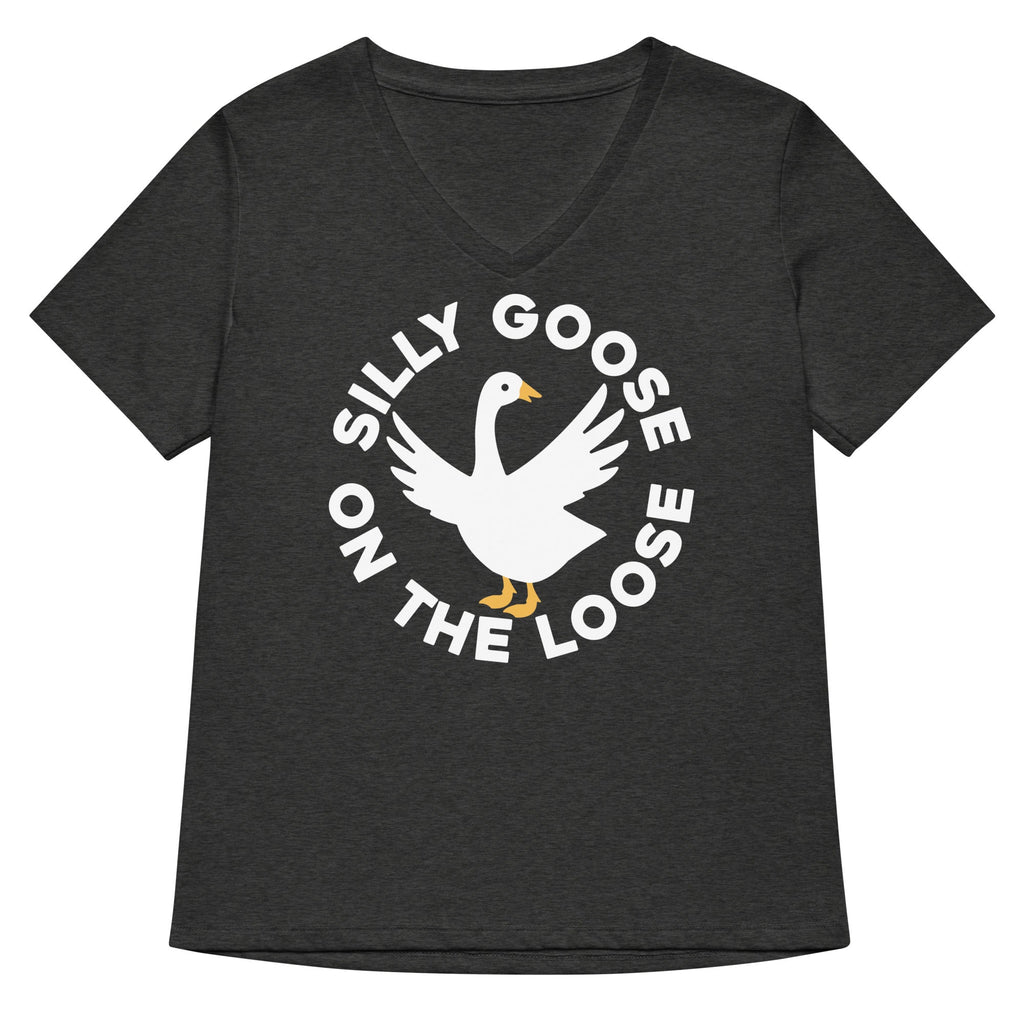 Silly Goose On The Loose Women's V-Neck Tee product image 4