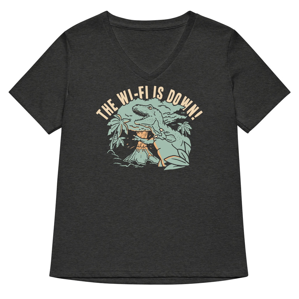 The Wi-Fi Is Down! Women's V-Neck Tee product image 1