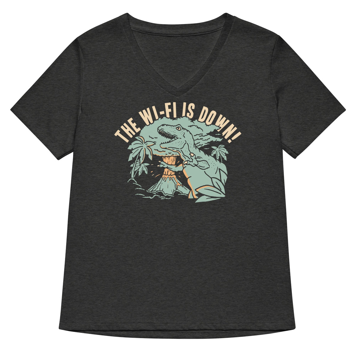 The Wi-Fi Is Down! Women's V-Neck Tee product image 1