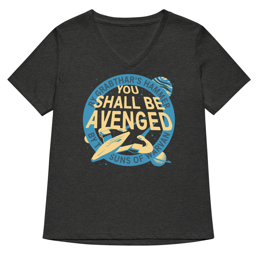 You Shall Be Avenged Women's V-Neck Tee product image 3