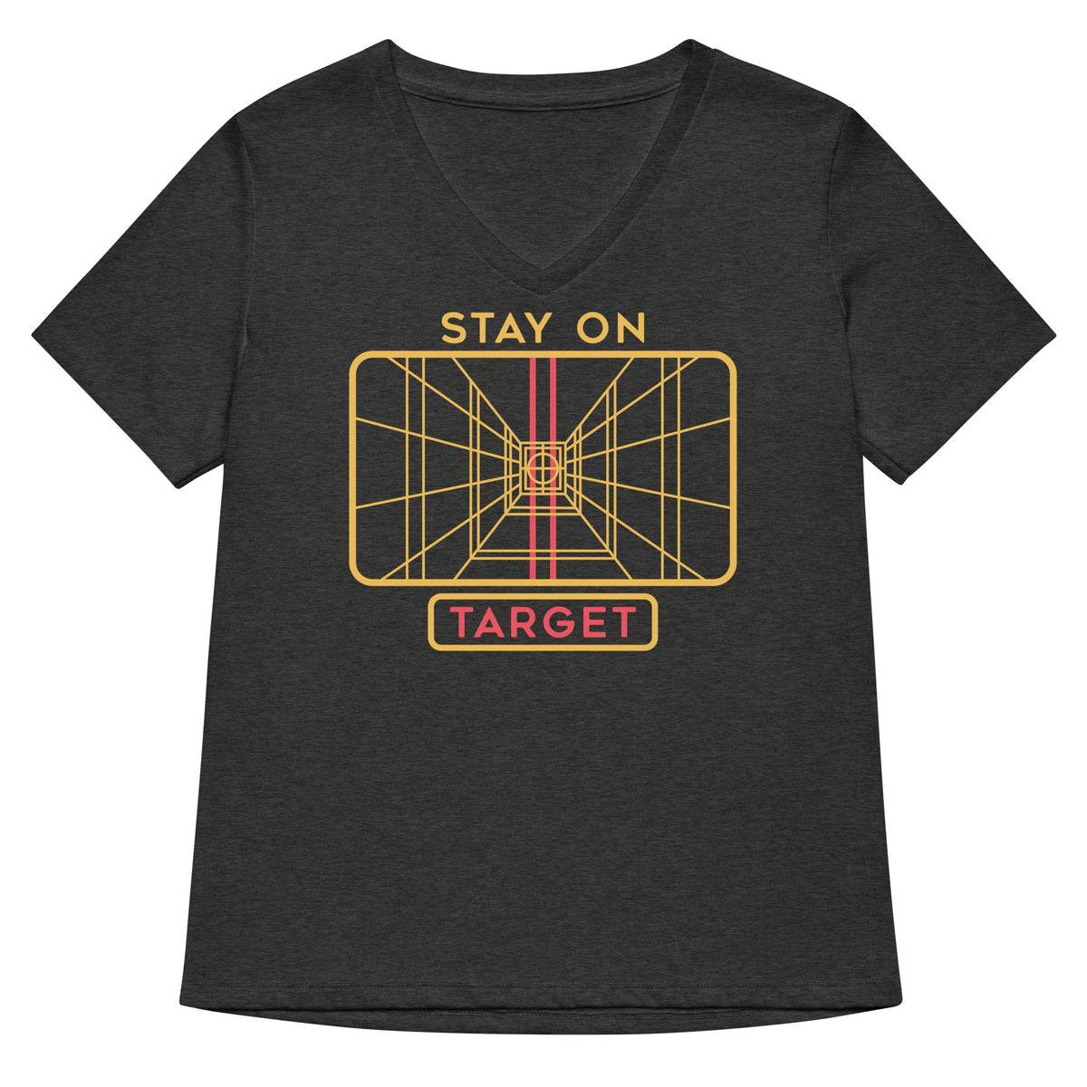 Stay On Target Women's V-Neck Tee product image 3