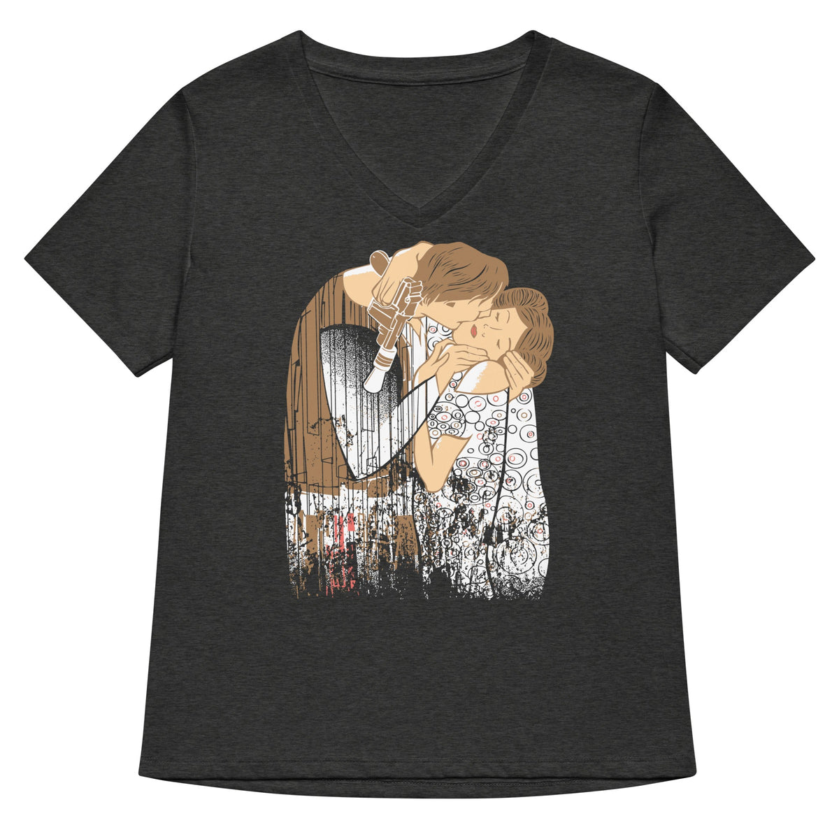 The Kiss Women's V-Neck Tee product image 3