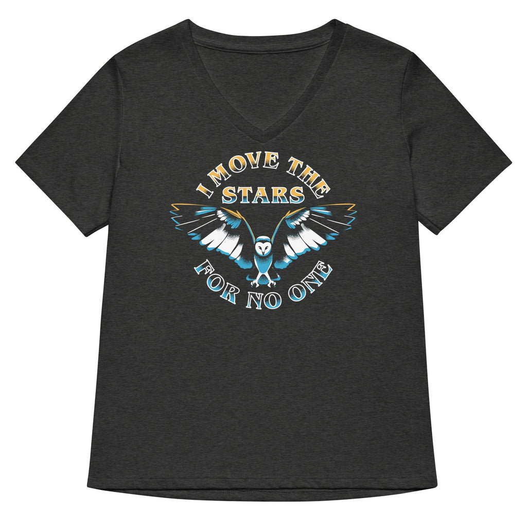 I Move The Stars For No One Women's V-Neck Tee product image 3