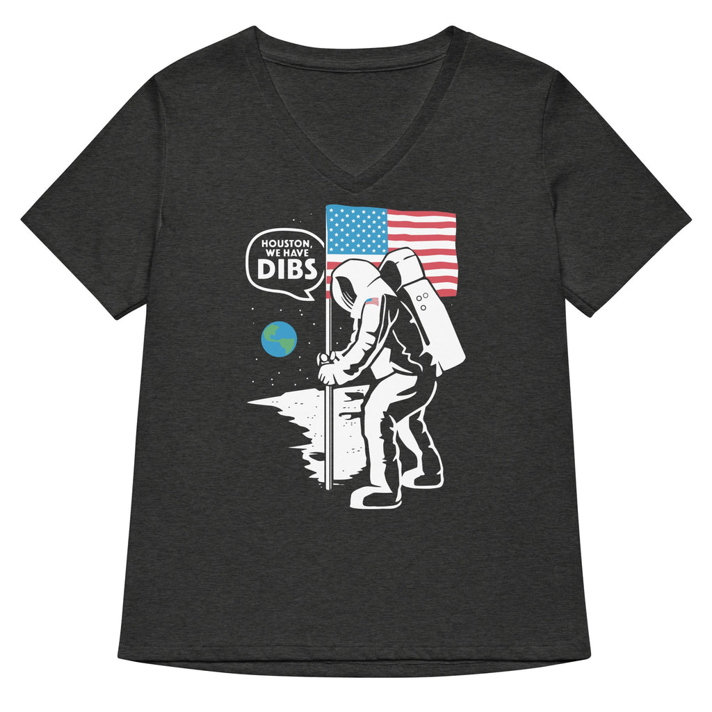 We Have Dibs Women's V-Neck Tee product image 3