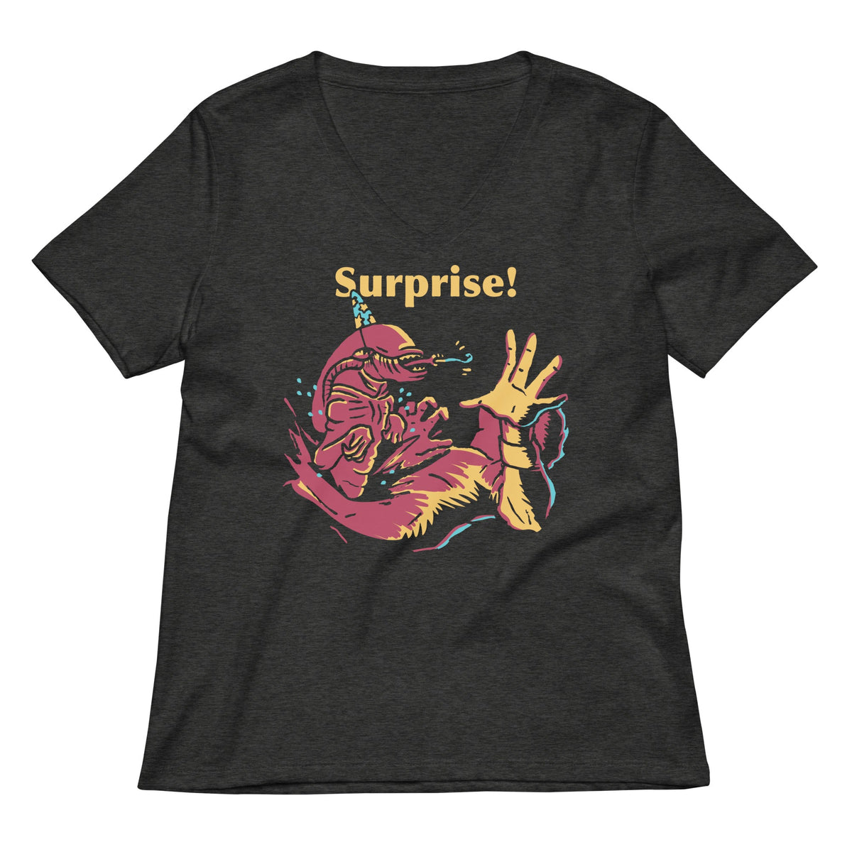Surprise Party! Women's V-Neck Tee product image 3