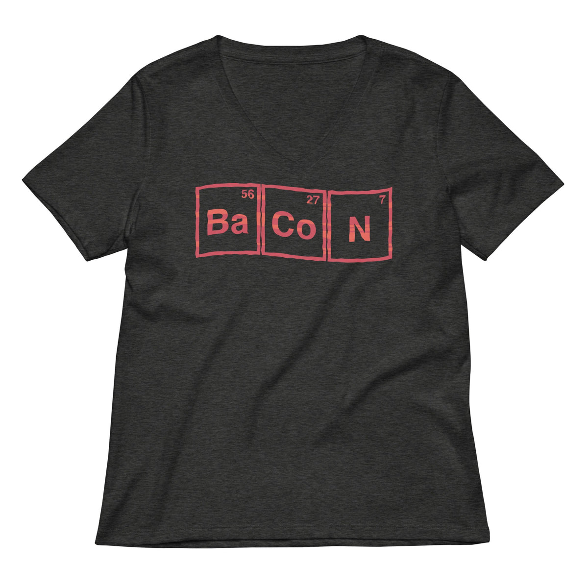 Bacon Compound Women's V-Neck Tee product image 3