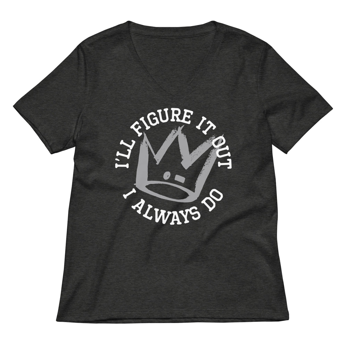 I'll Figure It Out Women's V-Neck Tee product image 3