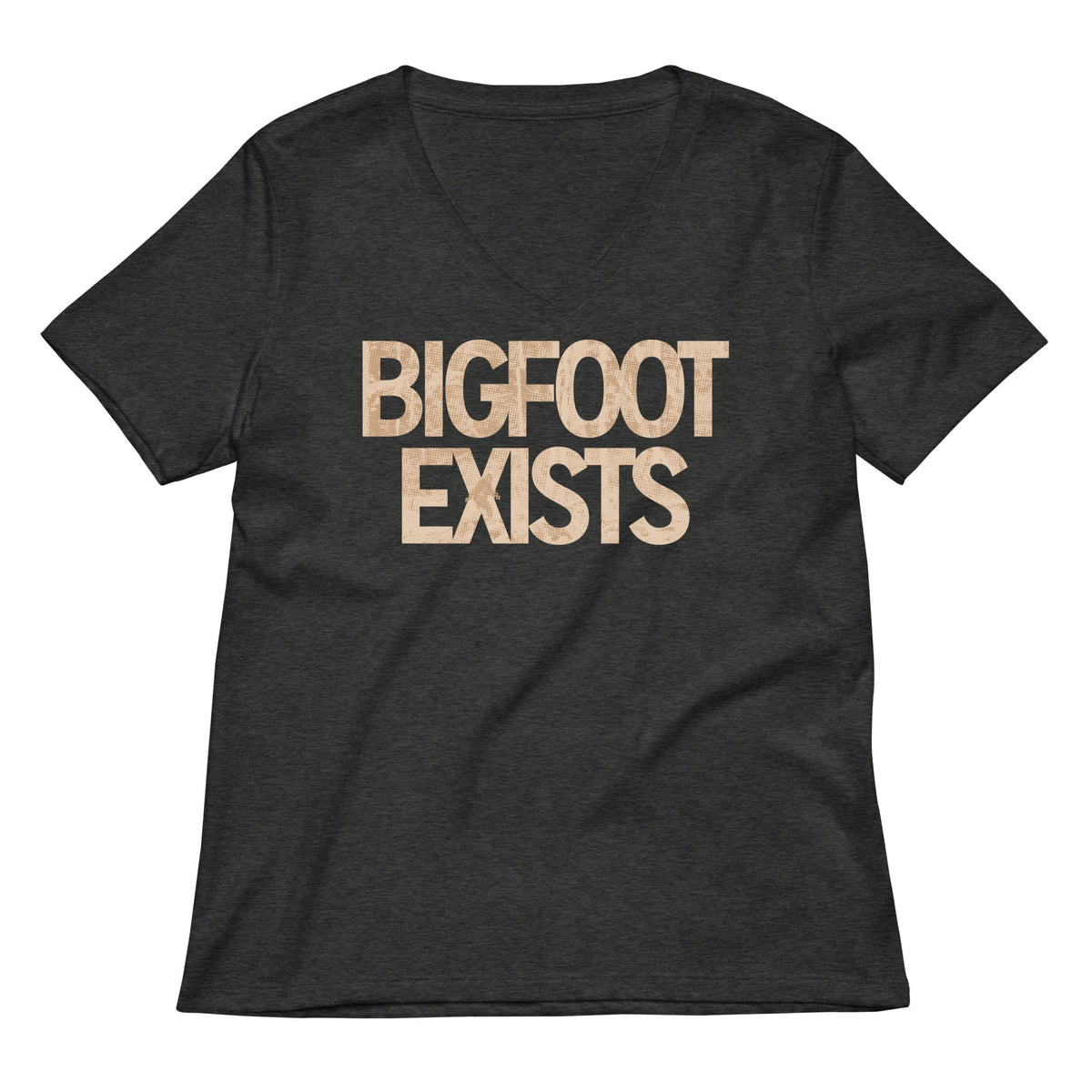 Bigfoot Exists Women's V-Neck Tee product image 3