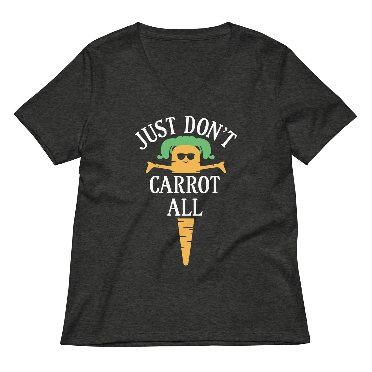 Just Don't Carrot All Women's V-Neck Tee product image 3