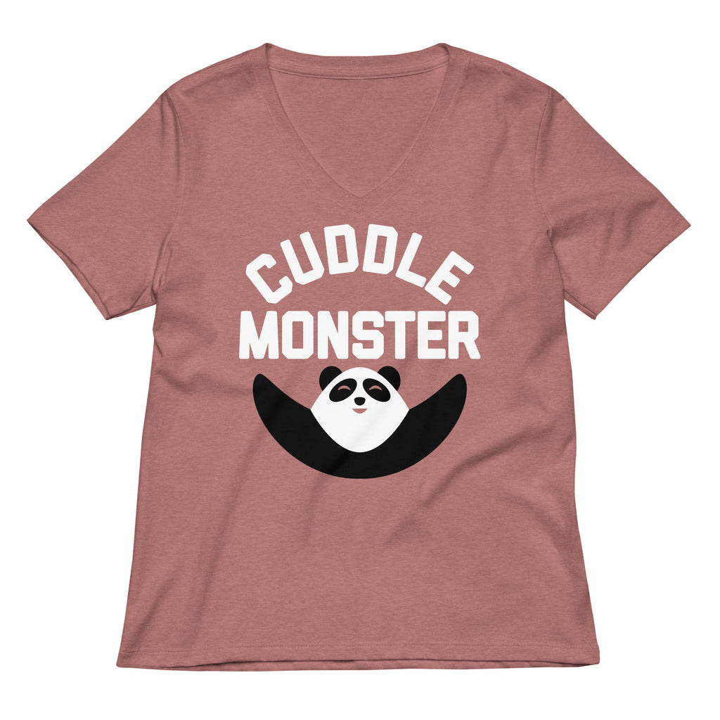 Cuddle Monster Women's V-Neck Tee product image 2