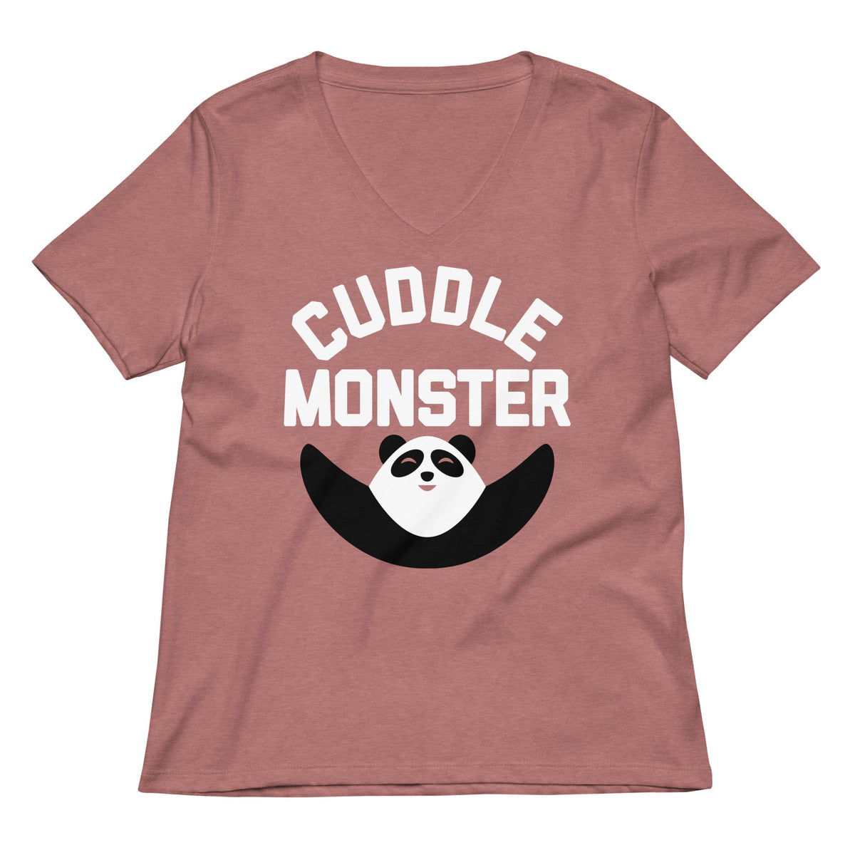 Cuddle Monster Women's V-Neck Tee product image 2