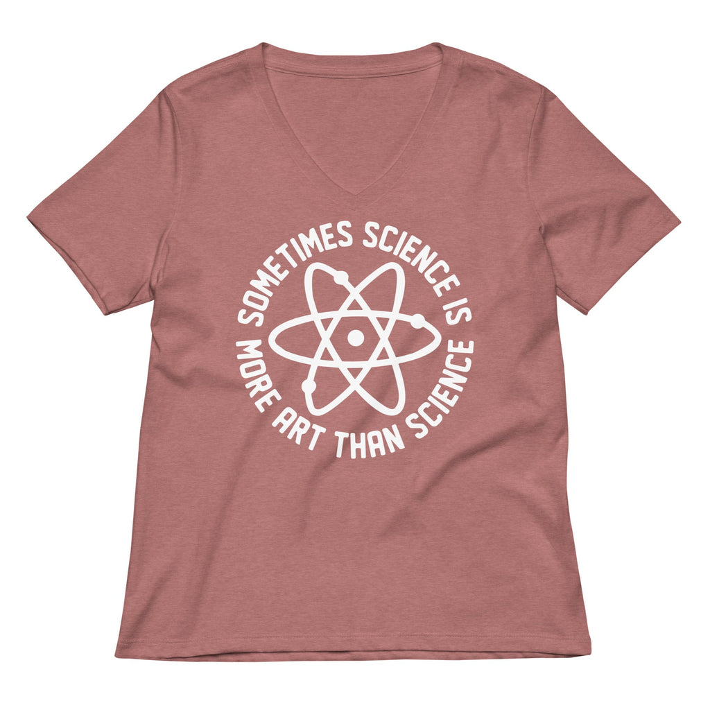 More Art Than Science Women's V-Neck Tee product image 4