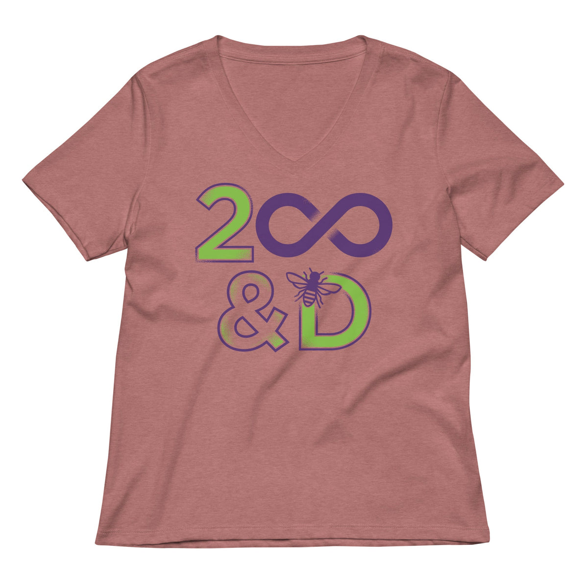 2 Infinity And B On D Women's V-Neck Tee product image 4